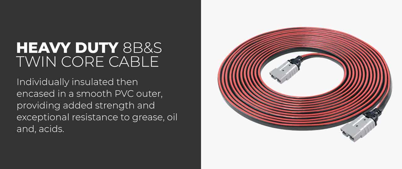 KA8M10-A2A - KICKASS 8B&S 10 Metre Extension Lead With Anderson Style Connectors