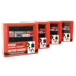 KickAss 12V 12 Amp - 8 Stage Automatic Battery Charger 