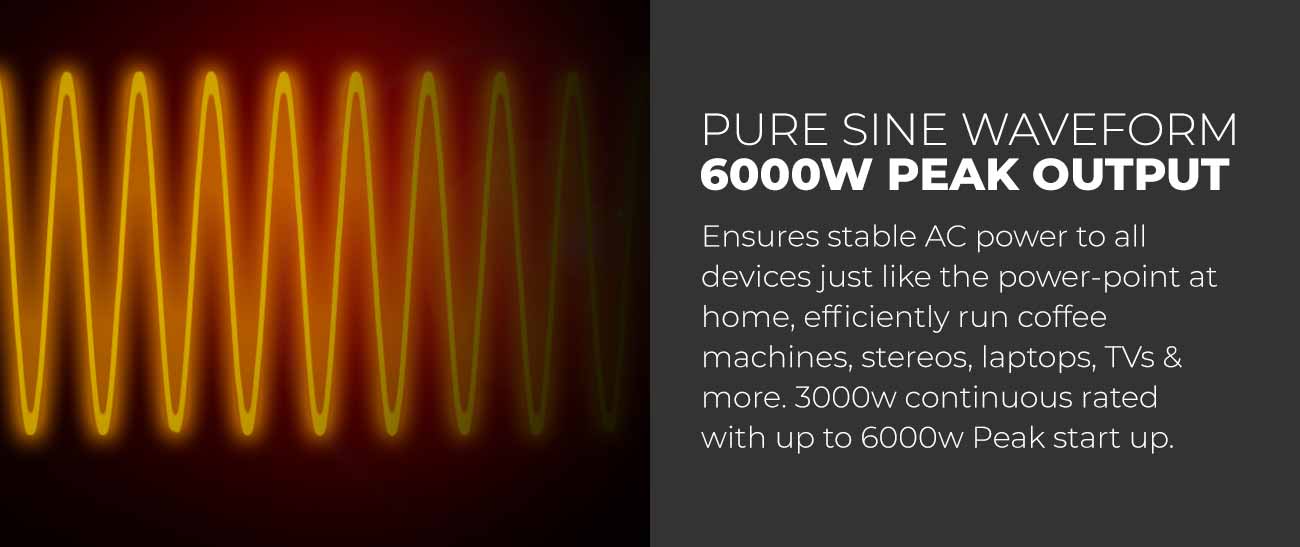 3000W Pure Sine Wave Digital Inverter