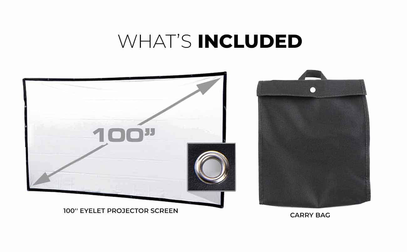 100 Inch Portable Outdoor Cinema