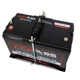 KickAss Battery Tray Large for AGM Deep Cycle Battery