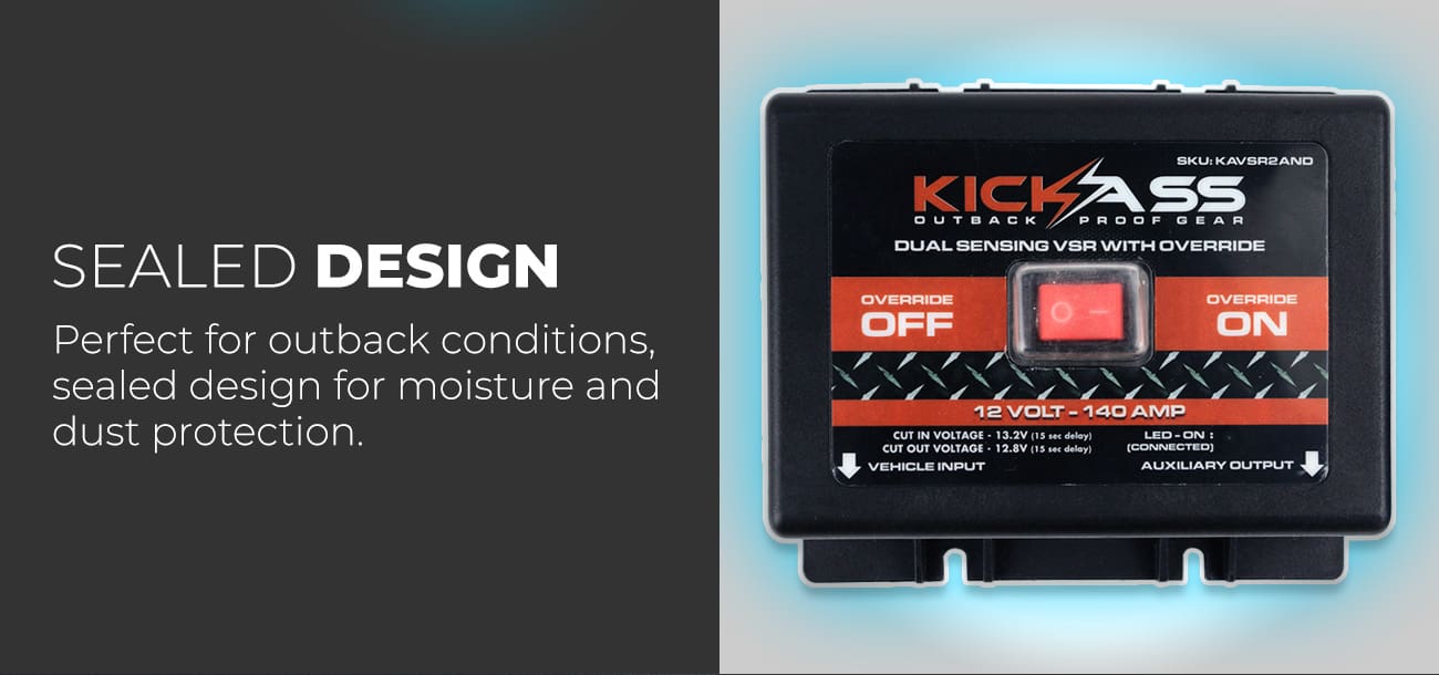 KAVSRMAXI - KICKASS Dual Sensing Voltage Sensitive Relay and Fuse Kit