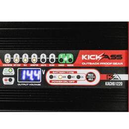 KICKASS Slim 12V 170AH Deep Cycle AGM Battery with 20AMP Charger