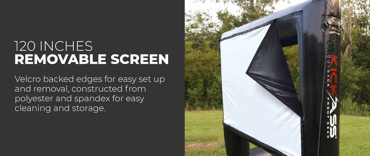 Portable Outdoor Cinema Inflatable 120 Projector Screen