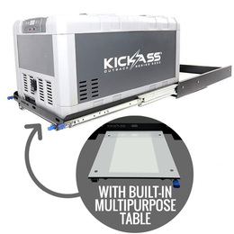 KickAss Outback Series™ 95L  Portable Fridge/Freezer & 95L Fridge Slide Combo