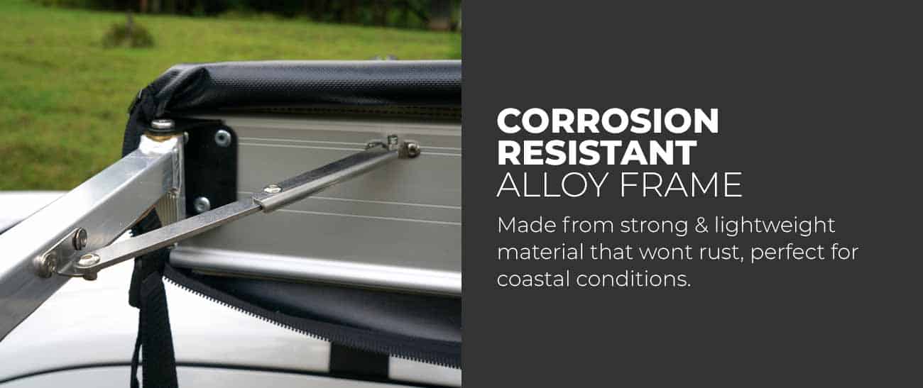Corrosion resistant alloy frame