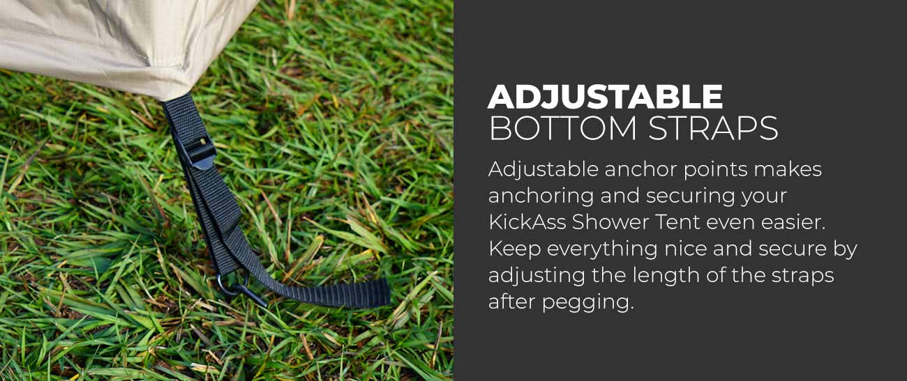 Adjustable bottom straps