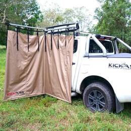 KickAss Shower Tent Awning - Instant Ensuite Tent, Toilet Tent & Camping Change Room