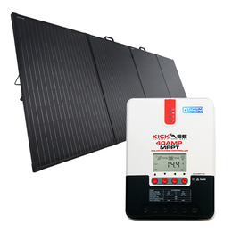 KickAss 12V 300W Super Thin Portable Camping Solar Panel - 40A MPPT Controller