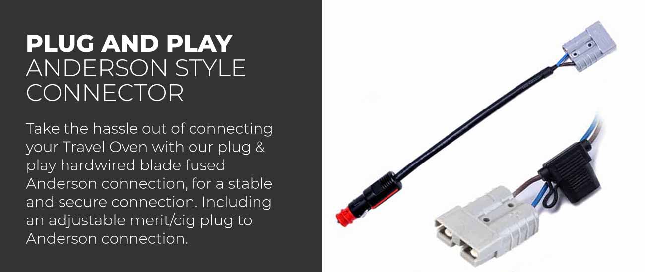 Plug & play Anderson style connector
