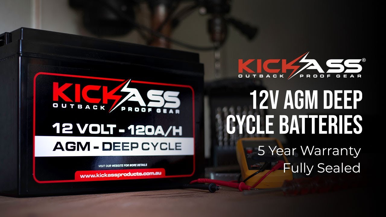 AGM Deep Cycle Batteries KickAss 