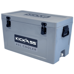  KickAss Fishing Kit! Including a 45L Cooler, Head torch, Vacuum Sealer & Hat.